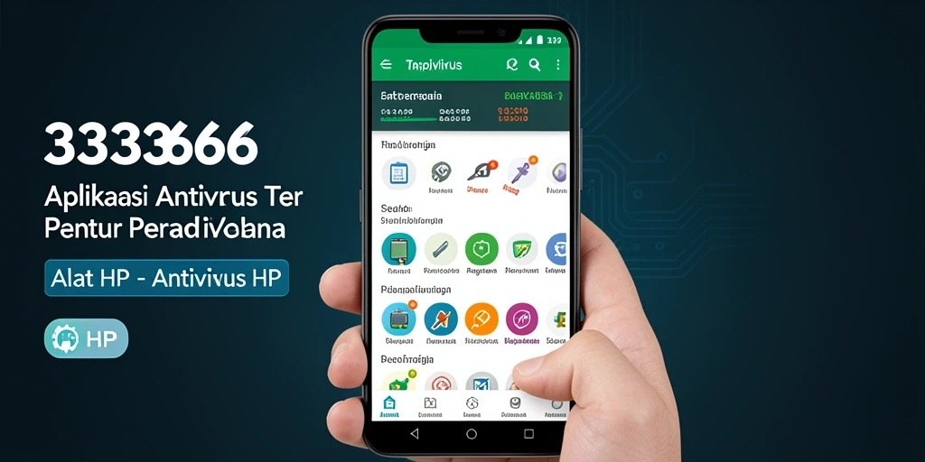 Antarmuka modern dan user-friendly dari 333666 yang menunjukkan pemindaian perangkat.