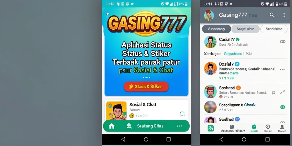 Tampilan antarmuka GASING777 yang menarik dan modern.